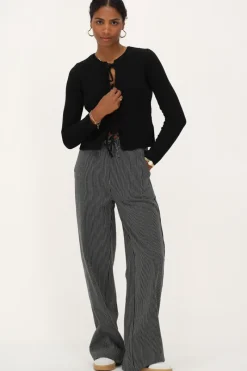 My Jewellery Cardigan Avec Nœuds Noir Online