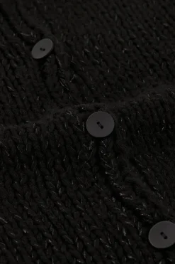 My Jewellery Cardigan En Maille épaisse Avec Lurex Noir Sale