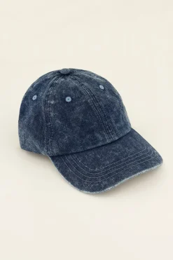 My Jewellery Casquette Bleue Foncée Denim “Au Revoir" Best
