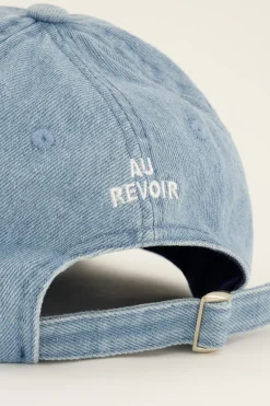 My Jewellery Casquette En Jean “Au Revoir