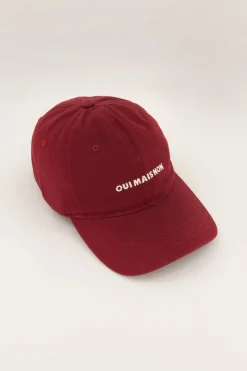 My Jewellery Casquette Rouge "Oui Mais Non" Rouge/Rouge foncé Best