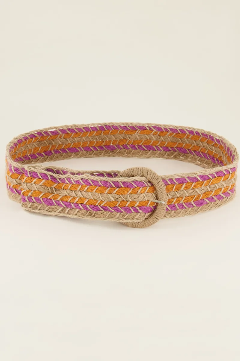 My Jewellery Ceinture Colorée En Raphia Best