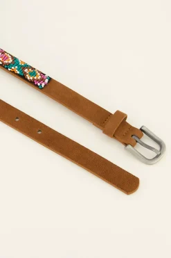 My Jewellery Ceinture Marron Avec Boucle Argentée Outlet