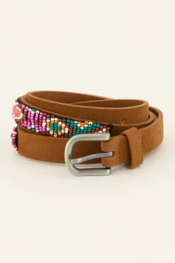 My Jewellery Ceinture Marron Avec Boucle Argentée Outlet