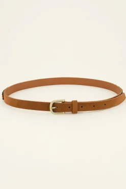 My Jewellery Ceinture Marron Avec Boucle Dorée Best