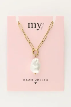 My Jewellery Chaîne à Maillons Avec Grosse Perle Sale