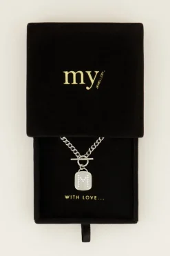 My Jewellery Chaîne à Maillons Avec Initiale En Zirconium Hot