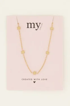 My Jewellery Chaîne à Petites Fleurs Discount
