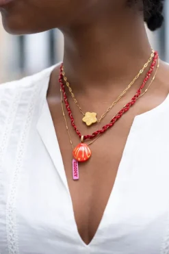 My Jewellery Chaîne Art Avec Fleur Discount
