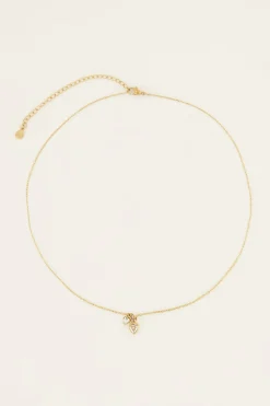 My Jewellery Chaîne Avec Deux Cœurs En Strass New