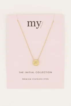 My Jewellery Chaîne Avec Pendentif Initiale Online