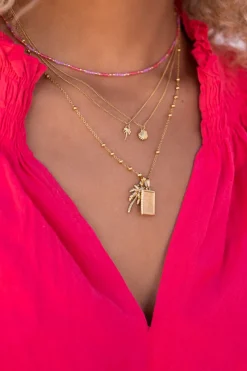 My Jewellery Chaîne Souvenir Avec Billes Et Pendentifs Discount