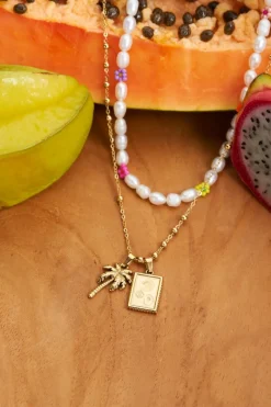My Jewellery Chaîne Souvenir Avec Billes Et Pendentifs Discount
