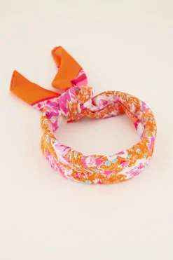 My Jewellery Écharpe Orange Fleurie Hot
