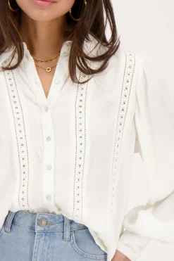 My Jewellery Chemise Blanche Avec Détails En Dentelle Outlet