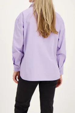 My Jewellery Chemise Lilas à Poche Poitrine Violet clair Clearance