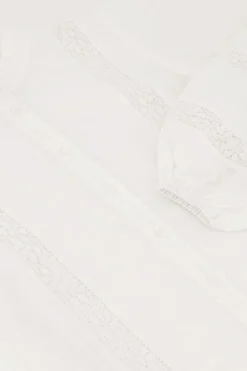 My Jewellery Chemisier à Dentelle Blanc Sale