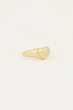 My Jewellery Chevalière Avec Petit Cœur Outlet