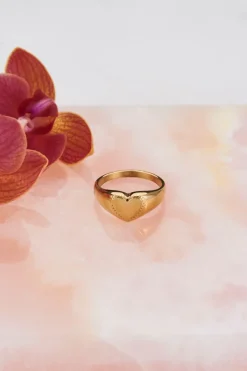 My Jewellery Chevalière Avec Petit Cœur Outlet