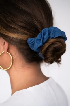 My Jewellery Chouchou En Denim Bleu New