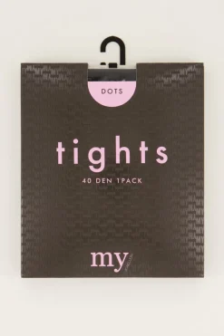 My Jewellery Collants 40 deniers à Pois Sale