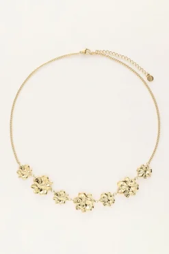My Jewellery Collier à Fleurs Texturées Discount