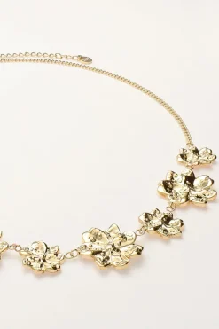 My Jewellery Collier à Fleurs Texturées Discount