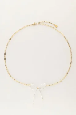 My Jewellery Collier à Maillons Avec Nœud En Perles Fashion