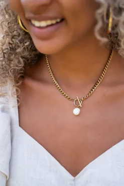 My Jewellery Collier à Maillons Avec Perle Nacrée Clearance