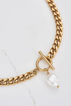 My Jewellery Collier à Maillons Avec Perle Nacrée Clearance