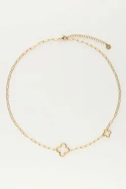 My Jewellery Collier à Maillons Avec Trèfles Clearance