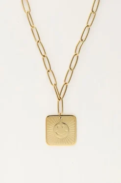 My Jewellery Collier à Pendentif Avec Smiley Fashion