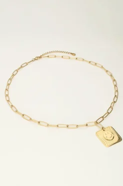 My Jewellery Collier à Pendentif Avec Smiley Fashion