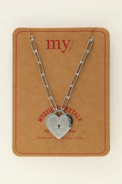 My Jewellery Collier à Pendentif Coeur Mystic Best