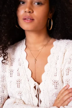 My Jewellery Collier à Pendentif Et Strass Birth Flower Discount