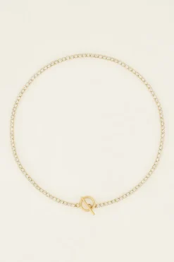 My Jewellery Collier à Strass & Fermoir Bouée Outlet