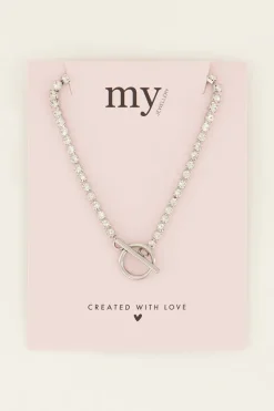 My Jewellery Collier à Strass & Fermoir Bouée Outlet
