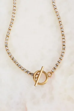 My Jewellery Collier à Strass & Fermoir Bouée Outlet
