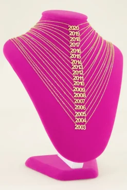 My Jewellery Collier Année De Naissance Best