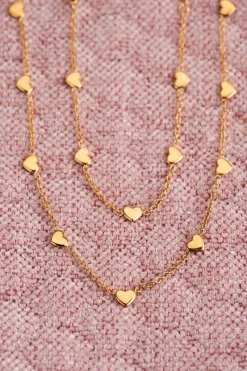 My Jewellery Collier Avec Coeurs New