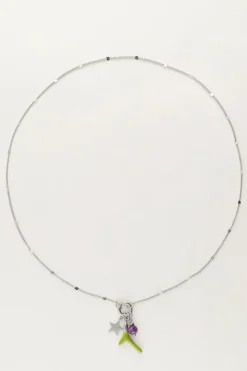 My Jewellery Collier Avec Corail Vert Et étoile New