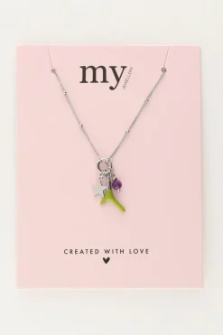 My Jewellery Collier Avec Corail Vert Et étoile New