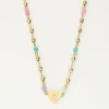 My Jewellery Collier Avec Cœur Et Perles Vertes Hot