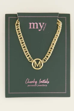 My Jewellery Collier Avec Initiale Chunky Online