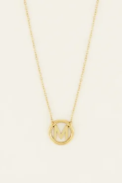 My Jewellery Collier Avec Médaillon Initiale Discount