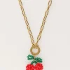 My Jewellery Collier Avec Perles Rouges Cerise Discount