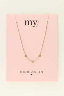 My Jewellery Collier Avec Trois Cœurs Sale