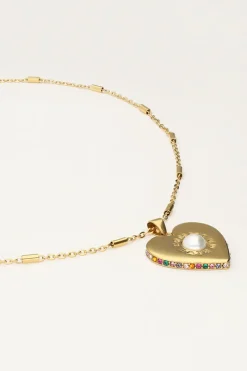 My Jewellery Collier Avec Un Grand Cœur Et Une Perle Online