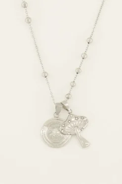 My Jewellery Collier Bold Spirit Avec Boussole & Champignon Hot