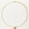 My Jewellery Collier Candy Avec Charms Et Fermoir Rose New
